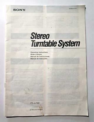 Giradischi Sony Nero