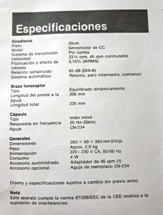 Giradischi Sony Nero