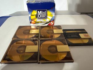 Lote 5 MiniDiscs Sony Premium 74.