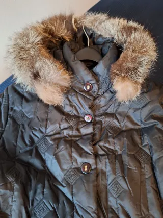 Cappotto donna con pelliccia