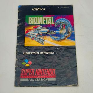 BIOMETAL – Super Nintendo SNES – PAL GIG ITA