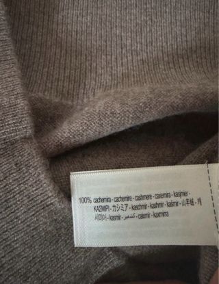 Jersey Zara Origins 100% Cachemira Marrón