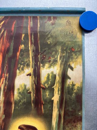 Antiguo Calendario SEAM, año 1945 - San Huberto