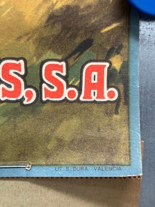 Antiguo Calendario SEAM, año 1945 - San Huberto