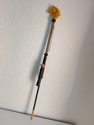 Bastón de colección con cabeza de caballo