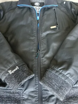 Superdry Bomber Uomo Tg XL Nero