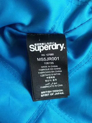 Superdry Bomber Uomo Tg XL Nero