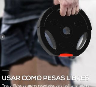 Discos Pesas 2x5kg + 2x2,5kg