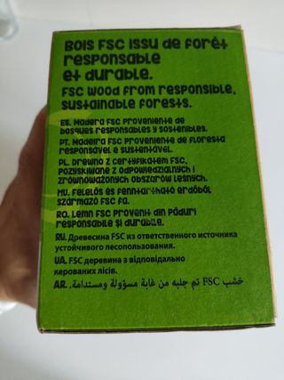 Juguete de madera para bebés +12 meses. Montessori