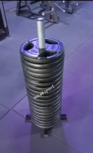 Soporte para discos de gimnasio