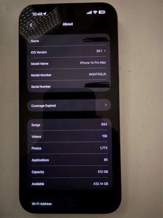 iPhone 14 Pro Max 512GB - Nero Spaziale