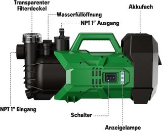 Pompa acqua Mellif 18V Makita 2800 l/h