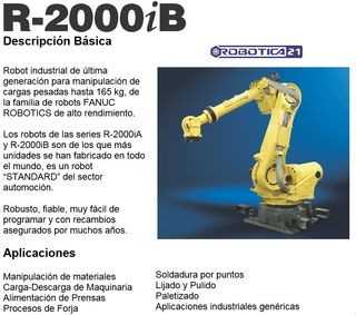 Robot Industrial FANUC R-2000iB 165F 2011