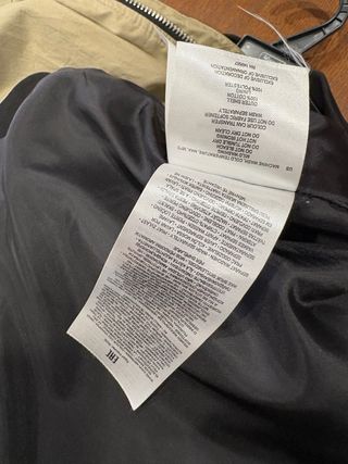 Cazadora SMOG Beige Talla M con Serpiente