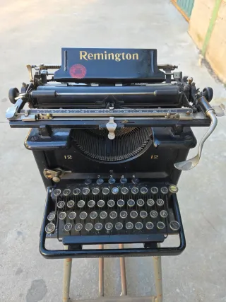 Antigua máquina de escribir Remington 12 ,1918