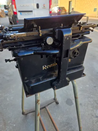Antigua máquina de escribir Remington 12 ,1918