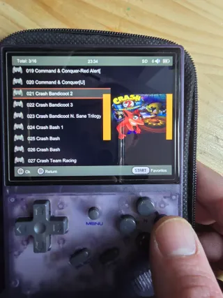 Consola Retro Morada