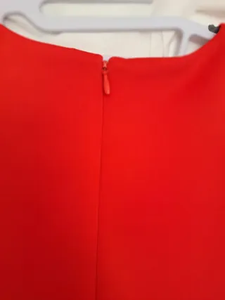 Vestido H&M Rojo Manga Campana