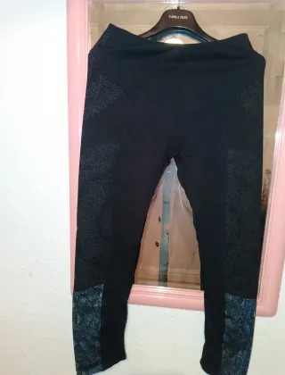 Pantalón Desigual Talla M Negro