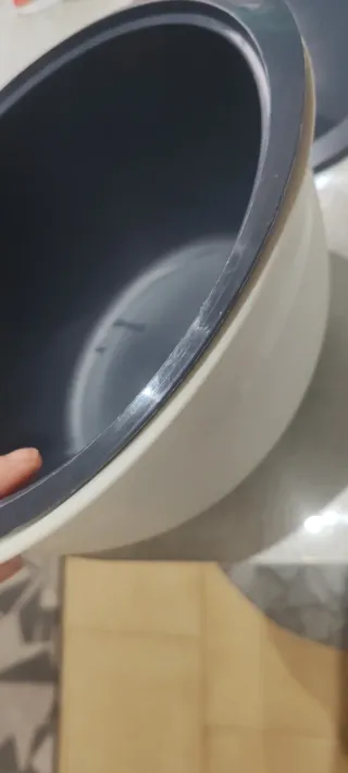 Contenitore Plastica Grigio Bianco