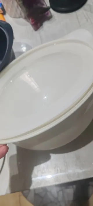 Contenitore Plastica Grigio Bianco