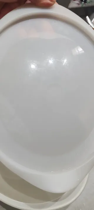 Contenitore Plastica Grigio Bianco