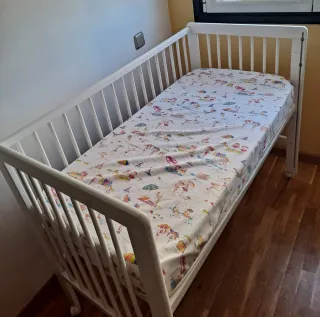 Cuna blanca madera Zara Home