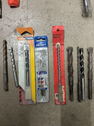 Lote de brocas para martillo SDS