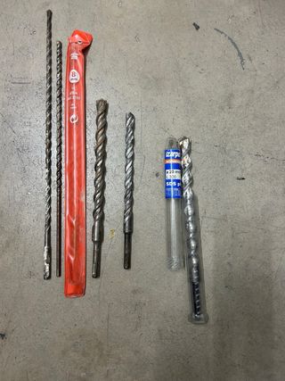 Lote de brocas para martillo SDS