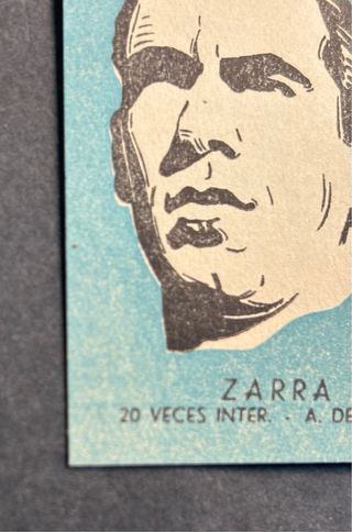 Cromo fútbol ZARRA Ath. de Bilbao, Liga 1952-1953