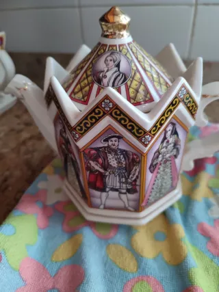 6 teiere Sadler Staffordshire Inghilterra