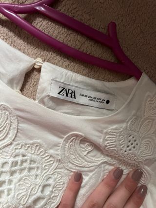 Blusa Zara bordada