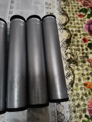 Lote 5 patas para canapé metálicas