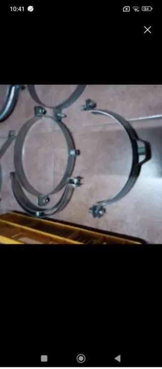 Abrazaderas metálicas 200mm