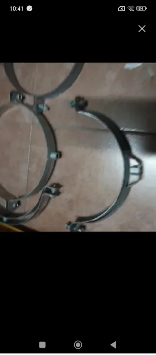 Abrazaderas metálicas 200mm