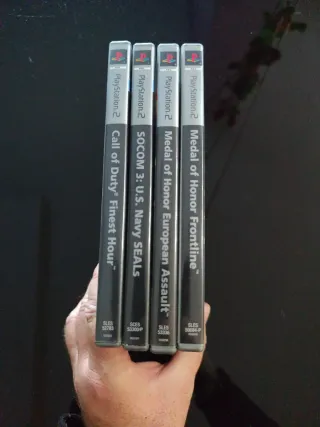 Lote 4 Juegos PS2 Platinum