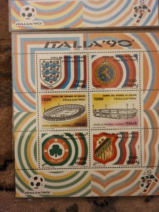 Collezione Francobolli Mondiali Italia 90