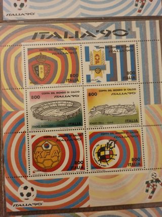Collezione Francobolli Mondiali Italia 90