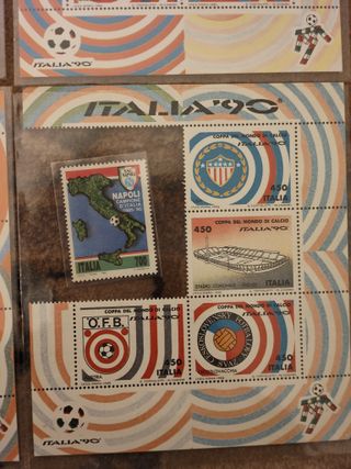 Collezione Francobolli Mondiali Italia 90