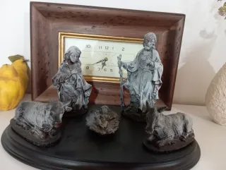 Belén antiguo figuras y animales