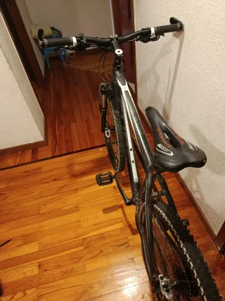 Bicicleta Montaña Negra. Por falta de uso