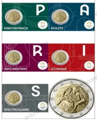 Moneda Francia París 2024 JJOO