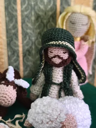 Presepe uncinetto fatto a mano
