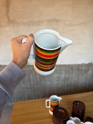 Vajilla Bidasoa 80 vintage Multicolor Cerámica