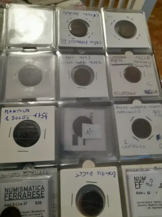 Album per catalogare monete in oblò più 50 oblò