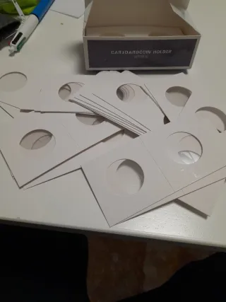 Album per catalogare monete in oblò più 50 oblò