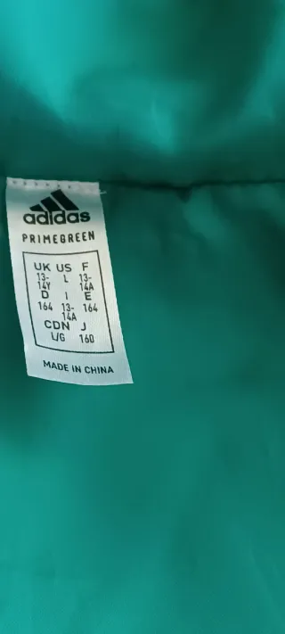 Giacca imbottita Adidas Primegreen per giovani