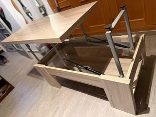 Mesa plegable madera y metal