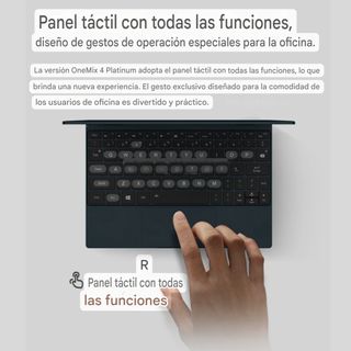 One-Netbook 4 Platinum Portátil Gris