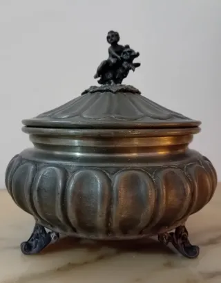 Portagioie in peltro